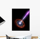 Gamma Rays Galactic Nuclei Wall Decal Design 1