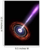Gamma Rays Galactic Nuclei Wall Decal Design 1
