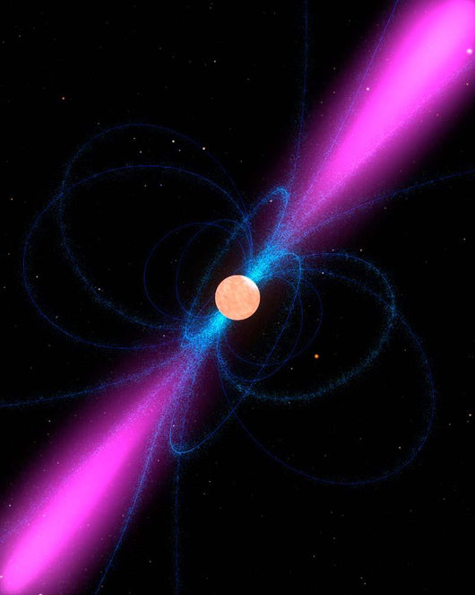 Illustration Pulsar Wall Decal Design 1