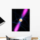 Illustration Pulsar Wall Decal Design 2