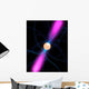 Illustration Pulsar Wall Decal Design 2