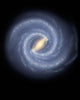 Milky Way Galaxy Wall Decal Design 3