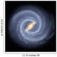 Milky Way Galaxy Wall Decal Design 3