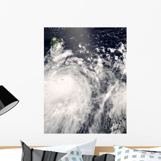 Typhoon Fengshen over Philippines Wall Decal