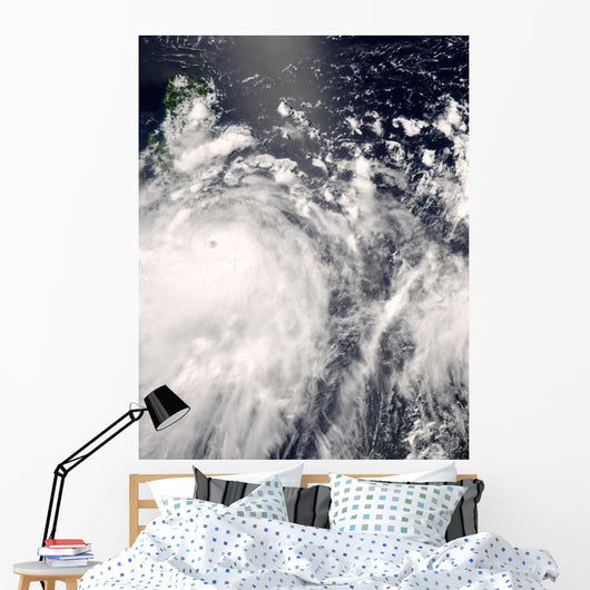 Typhoon Fengshen over Philippines Wall Decal