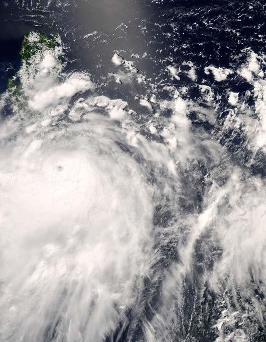 Typhoon Fengshen over Philippines Wall Decal