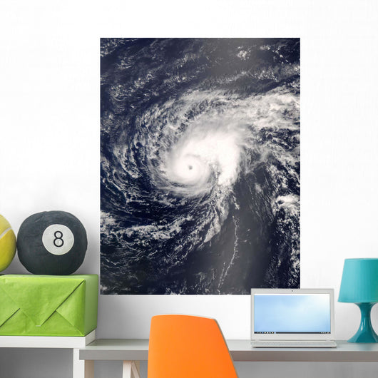 Hurricane Bertha Mid-Atlantic Ocean Wall Decal