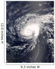 Hurricane Bertha Mid-Atlantic Ocean Wall Decal