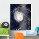 Hurricane Bertha Mid-Atlantic Ocean Wall Decal