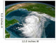 Hurricane Dennis Wall Decal Design 1