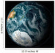 Full Earth Highlighting Antarctica Wall Decal