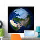 Full Earth Showing Arctic Wall Decal