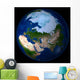 Full Earth Showing Arctic Wall Decal