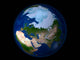 Full Earth Showing Arctic Wall Decal