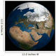 Global over Europe and Wall Decal