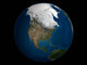Global over North America Wall Decal