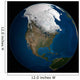 Global over North America Wall Decal
