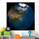 Global over Asia with Wall Decal
