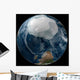 Earth with Full Antarctic Wall Decal