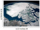 Arctic Sea Ice above Wall Decal