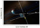 Five Themis Spacecraft Orbit Wall Decal