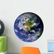 Full Earth Showing North Wall Decal Design 10