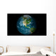 Full Earth Showing North Wall Decal Design 9