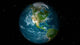 Full Earth Showing North Wall Decal Design 9