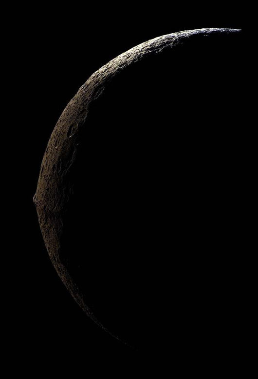 Saturn's Moon Iapetus Wall Decal Design 3