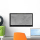 Global Map Saturn's Moon Wall Decal