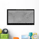 Global Map Saturn's Moon Wall Decal