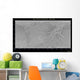 Global Map Saturn's Moon Wall Decal