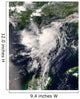 Tropical Storm Edouard Wall Decal Design 2