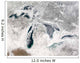 Satellite Great Lakes Wall Decal Design 2