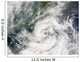 Tropical Storm Kammuri Wall Decal