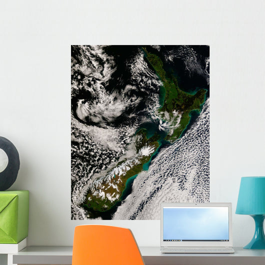 Satellite New Zealand Wall Decal Design 2