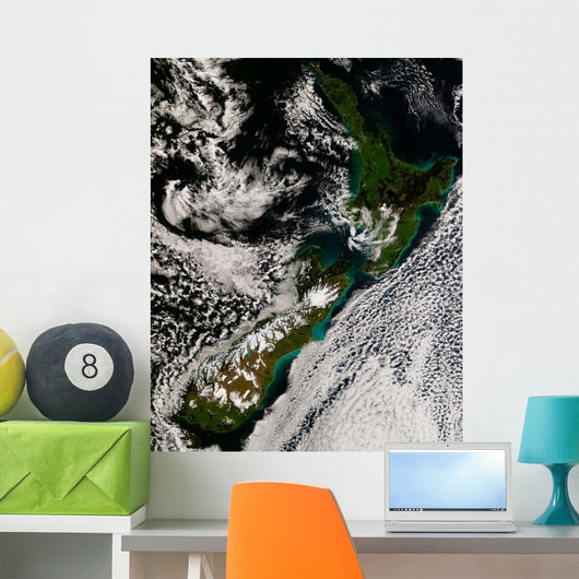 Satellite New Zealand Wall Decal Design 2