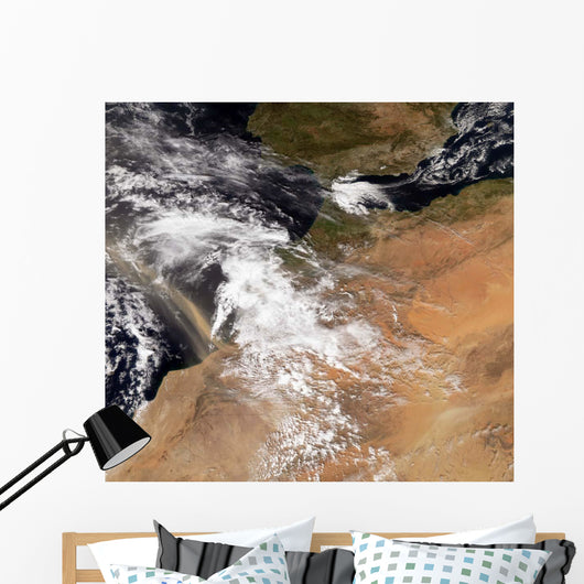 Dust Plumes off Moroccan Wall Decal