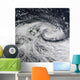 Satellite Storm over New Wall Decal