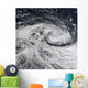 Satellite Storm over New Wall Decal