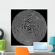 Lunar Mosaic North Polar Wall Decal