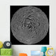Lunar Mosaic North Polar Wall Decal