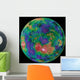 Venus Centered North Pole Wall Decal