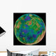 Venus Centered South Pole Wall Decal