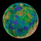 Venus Centered South Pole Wall Decal