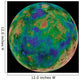 Venus Centered South Pole Wall Decal