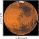 Global Color Mars Wall Decal