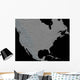 Stereoscopic North America Wall Decal Design 2