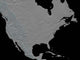Stereoscopic North America Wall Decal Design 2