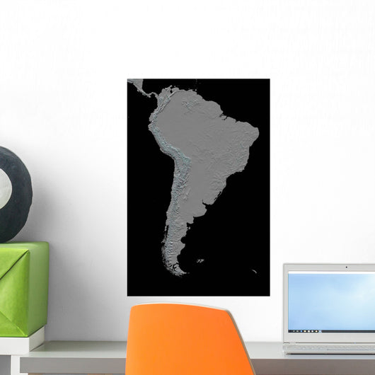 Stereoscopic South America Wall Decal